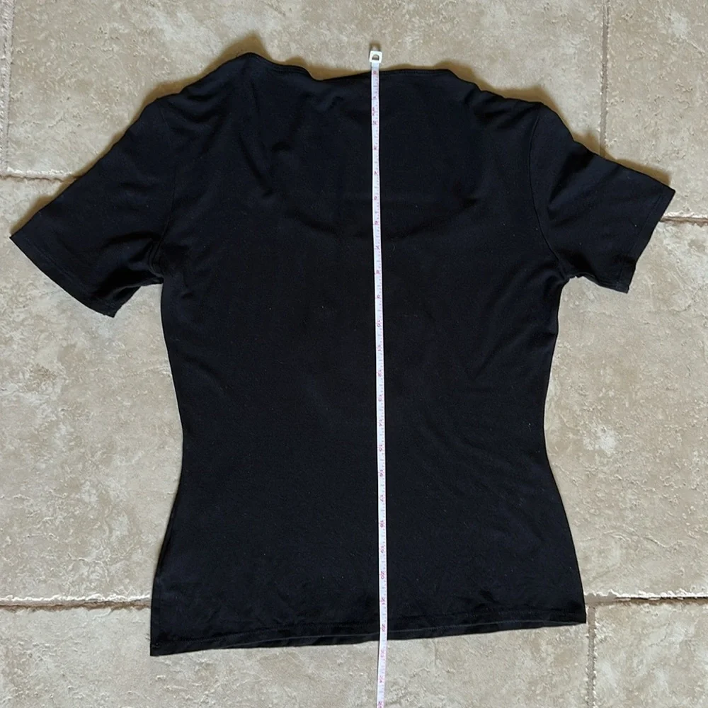 Versace Black Short Sleeve Tee - Picture 3 of 8